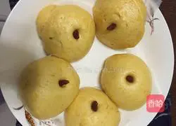 Illustration of how to make pumpkin steamed buns 7