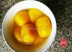 Illustration of how to make glutinous rice balls with pumpkin, sesame and peanut filling 7