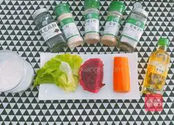 Illustration of how to make fruit and vegetable noodles 1