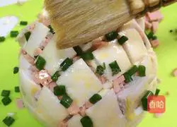 Illustration of how to make crispy cheese steamed buns 7