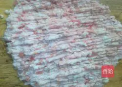 Illustration of how to make white radish stuffed dumplings 1