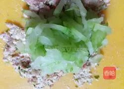 Illustration of making dumplings stuffed with pork and winter melon 4