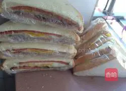 Illustration of how to make a sandwich 3