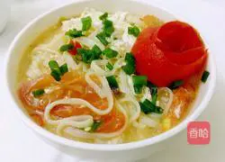 Illustration of how to make tomato noodles 12