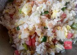 Illustration of how to make shrimp fried rice 5
