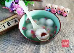 Illustration of how to make handmade glutinous rice balls 12