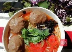 Illustration of how to make soup noodles 12