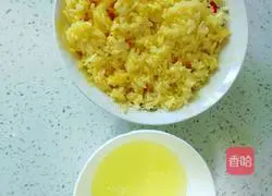 Deluxe Golden Egg Fried Rice Recipe Illustration 4