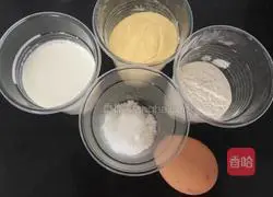 Illustration of how to make milk-flavored corn cakes 1