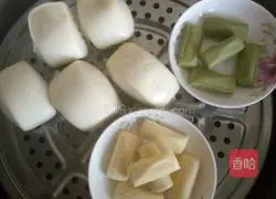 Illustration of how to make gold and silver steamed buns 3