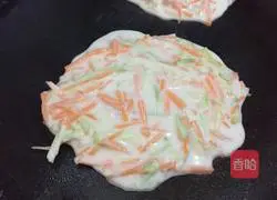 Illustration of how to make pumpkin and egg pancakes 5