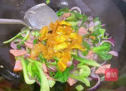 Illustration of home-style fried rice noodles 9