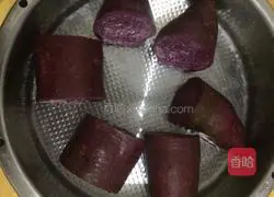 Illustration of how to make purple sweet potato stuffed buns 5