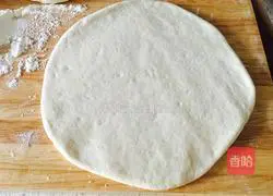 Illustration of making dough sesame cake 4