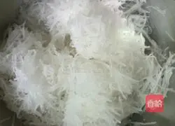 Illustration of how to make white radish meat buns 2