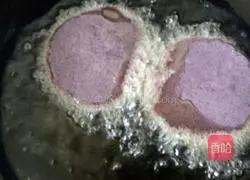 Illustration of how to make sweet potato and black rice cakes 13