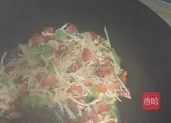 Illustration of how to make delicious egg fried rice 3