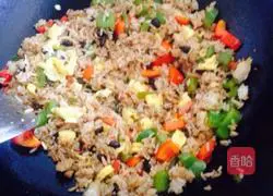 Soy sauce and black bean fried rice recipe 5