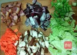 Illustration of how to make Shaobing with vegetables 2