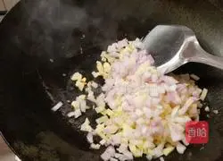Illustration of how to make miscellaneous fried rice 7