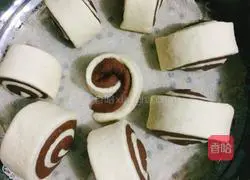 Illustration of how to make two-color steamed buns 13