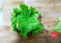 Illustration of how to make ham sandwich 3 