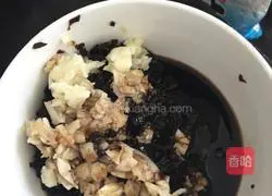 Cold salad Illustration of how to make dough 7