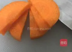 Illustration of how to make fruit and vegetable dumpling wrappers with carrots 1