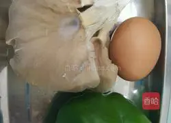 Green pepper mushroom egg pie recipe 2