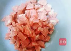 Illustration of making tofu cake 4