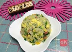 Illustration of how to make colorful pepper fried rice 6