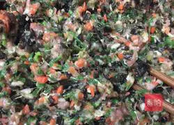 Illustration of how to make shepherd's purse dumplings 3