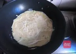Potatoes Illustration of how to make silk pancake 4