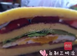 For luncheon meat sandwich Practice illustration 4