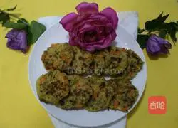 Illustration of how to make Sophora japonica pancakes 12