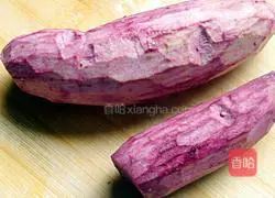 Purple Sweet Potato Glutinous Rice Cake Recipe Illustration 1