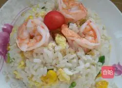 Shrimp fried rice.Recipe 5