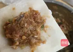 Illustration of how to make wonton wrapper steamed buns 10