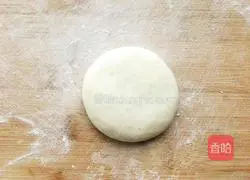 Illustration of making dough pancakes with bean paste 10