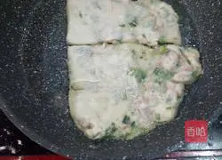 Illustration of how to make rural sauce-flavored pancakes 8