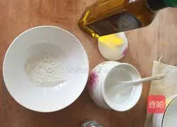 Illustration of how to make green onion butter cake 3