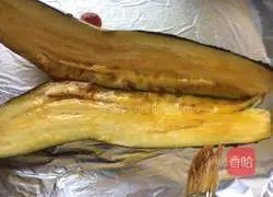 Illustration of how to make tinfoil eggplant (electric cake baffle) 3