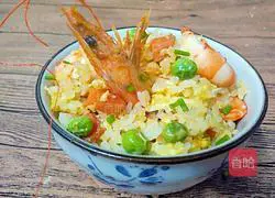 Illustration of how to make slap fried rice 21