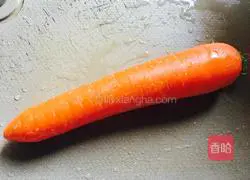 Illustration of how to make carrot meat buns 9