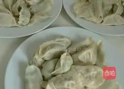 Illustration of how to make leek and egg dumplings 8