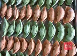 Vegetable juice dumplings recipe 14