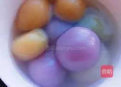 Illustration of how to make colorful glutinous rice balls 7
