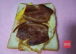 Illustration of how to make bacon and vegetable sandwiches 7