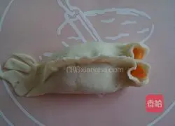 Illustration of how to make goldfish steamed dumplings 10