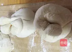Illustration of how to make steamed buns with meat floss 7